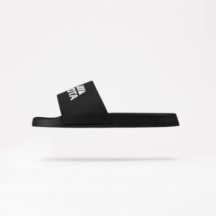 Czarne klapki basenowe Kubota - symbol komfortu i uniwersalnego stylu