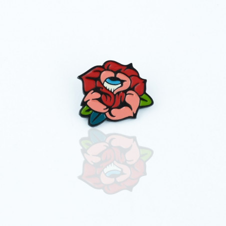 przypinka Pinswear w kształcie kwiatka z okiem w środku