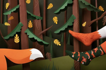 Skarpety Many Mornings - The Red Fox