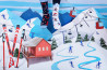 Skarpety kolorowe Alpine Ski - Many Mornings