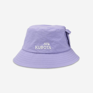 Fioletowy kapelusz Kubota z kieszonką