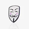 przypinka w kształcie maski Vendetty