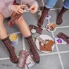 Skarpetki z motywem mlecznej czekolady od Rainbow Socks w stylowym opakowaniu