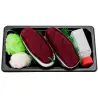 Skarpetki Rainbow Socks stylizowane na sushi nigiri z tuńczykiem