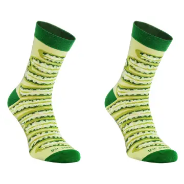 Zielone skarpetki w słoiku - kiszone ogórki od Rainbow Socks