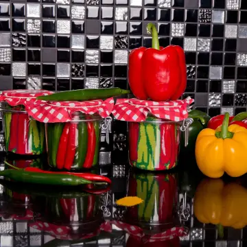 Skarpetki w słoiku Papryczki i Groszek - 2 Pary