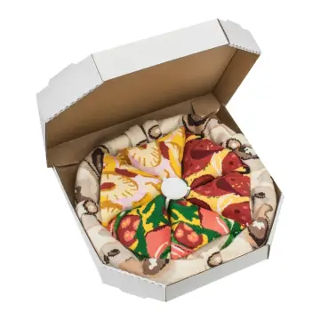 Skarpetki w trzech smakach pizzy od Rainbow Socks