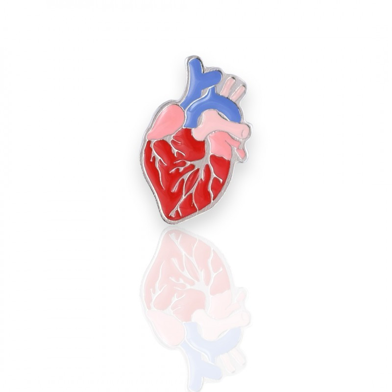 przypinka Pinswear w kształcie prawdziwego serca