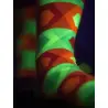Kolorowe skarpetki TAKAPARA - Neonowa 90m1